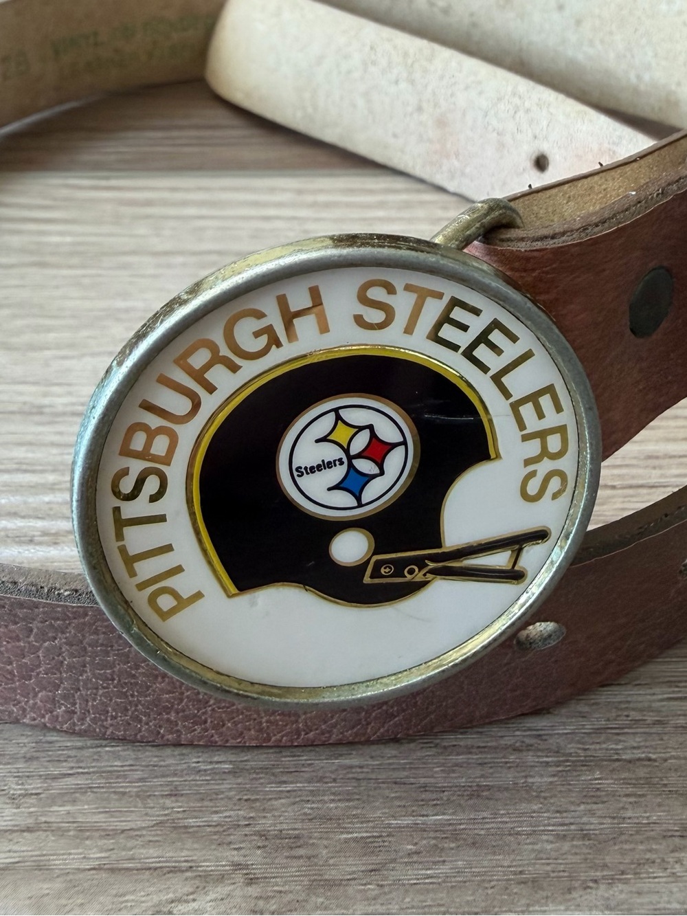 Vintage Pittsburgh Steelers Belt Buckle